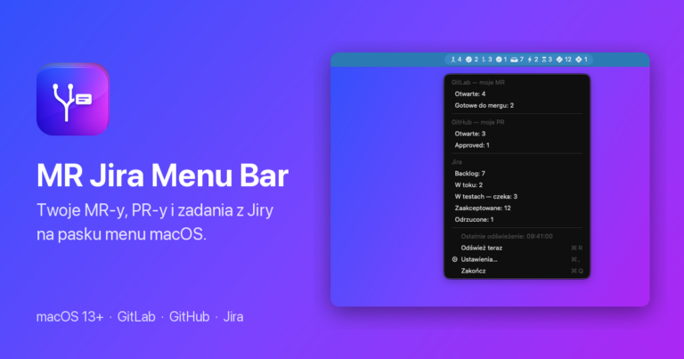MR/Jira Menu Bar